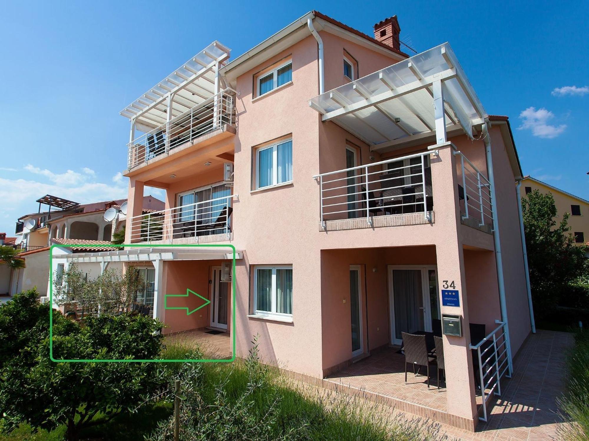 Apartments Villa Brioni I Fažana Rum bild