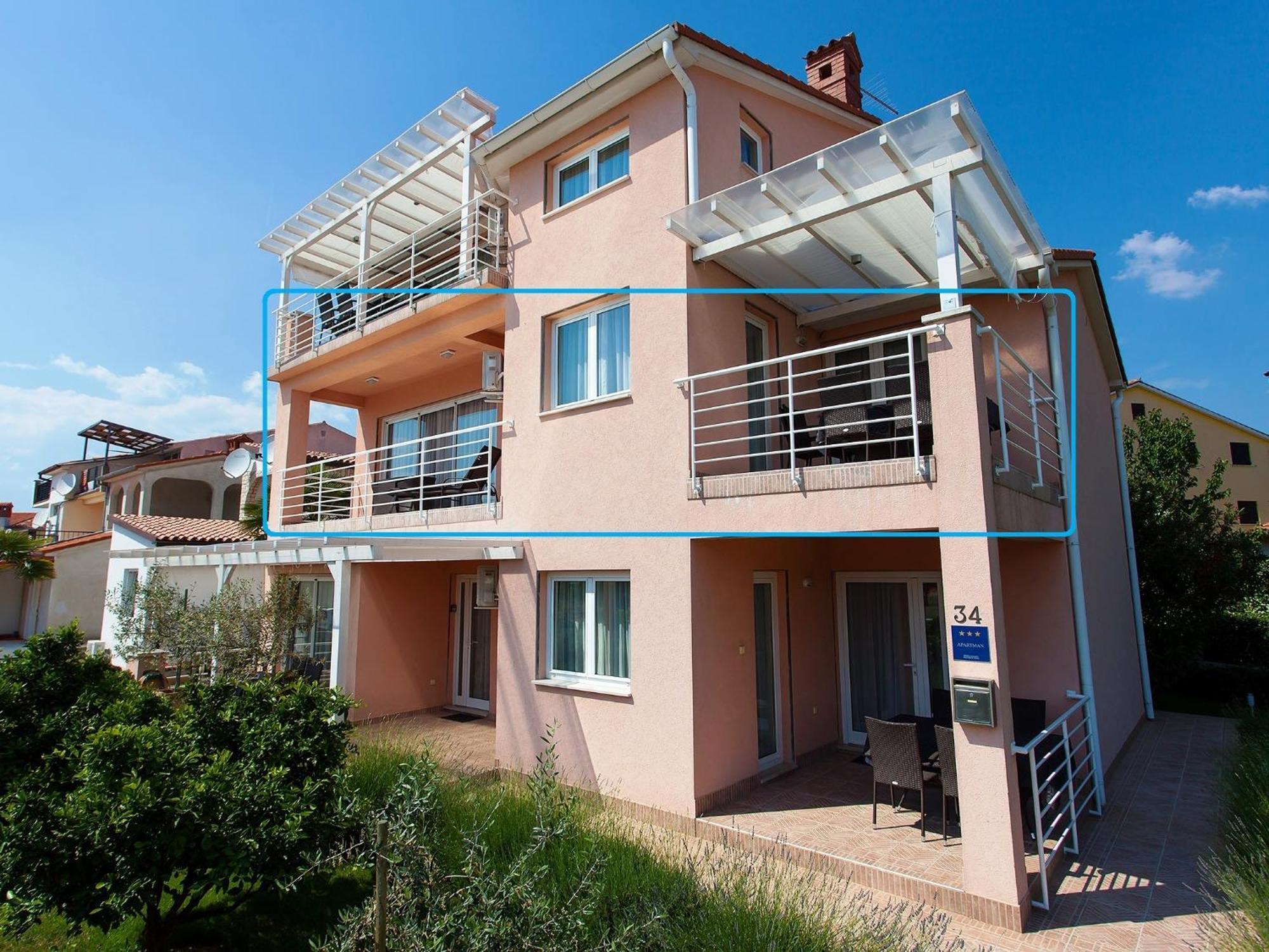 Apartments Villa Brioni I Fažana Rum bild